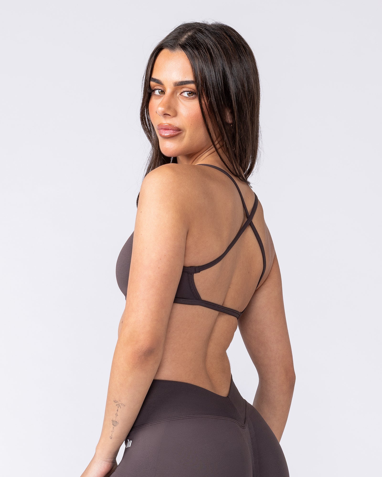 Muscle Nation Bralettes Sculpt Seamless Bralette - Black Coffee