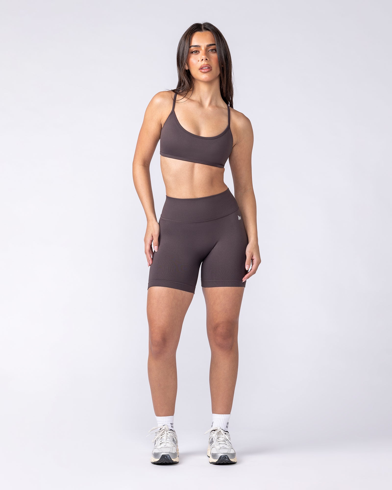 Muscle Nation Bralettes Sculpt Seamless Bralette - Black Coffee