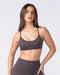 Muscle Nation Bralettes Sculpt Seamless Bralette - Black Coffee