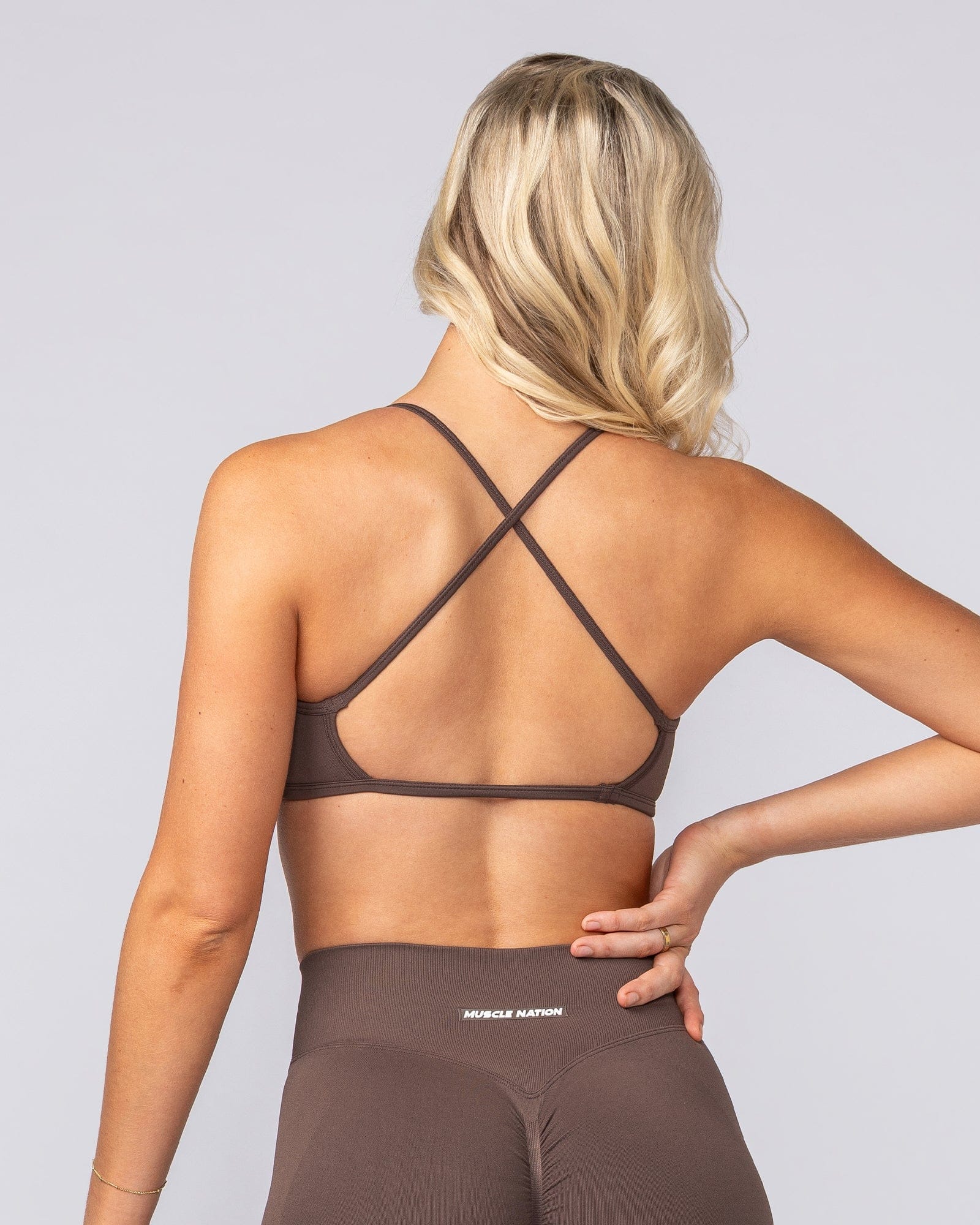 Muscle Nation Bralettes Sculpt Seamless Bralette - Cola