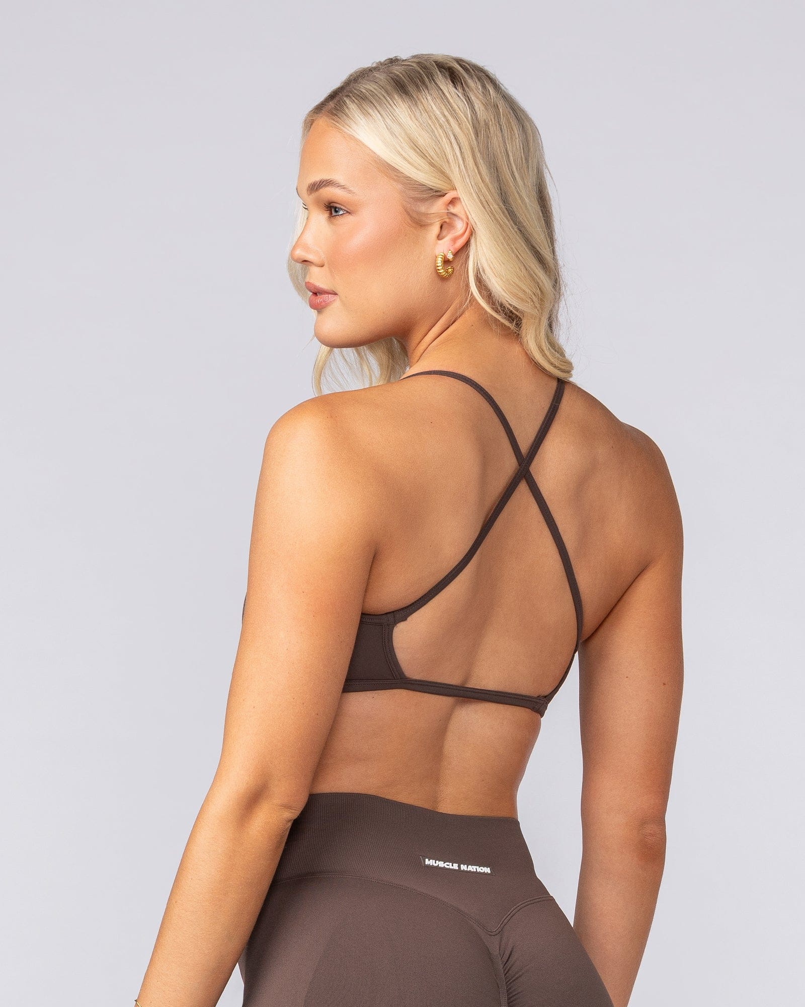 Muscle Nation Bralettes Sculpt Seamless Bralette - Cola
