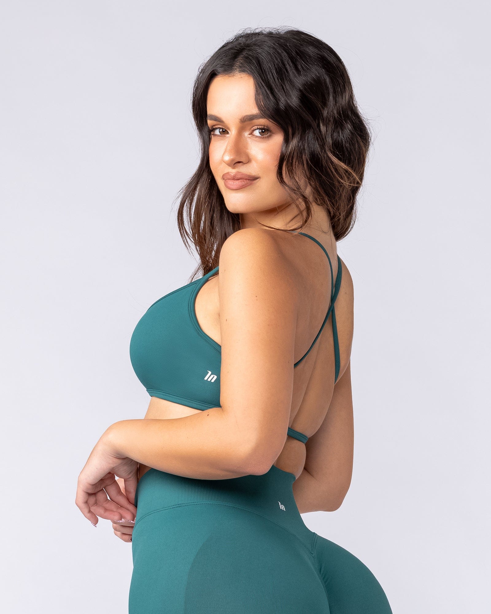 Muscle Nation Bralettes Sculpt Seamless Bralette - Dark Jade