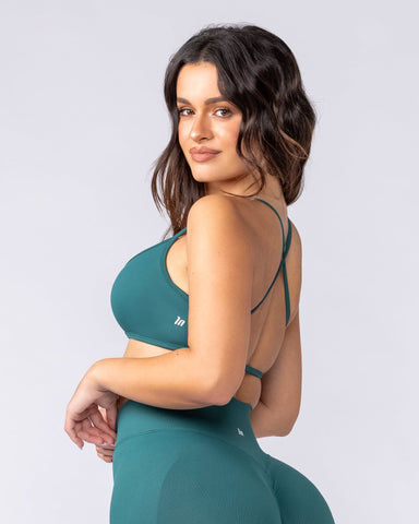 Muscle Nation Bralettes Sculpt Seamless Bralette - Dark Jade