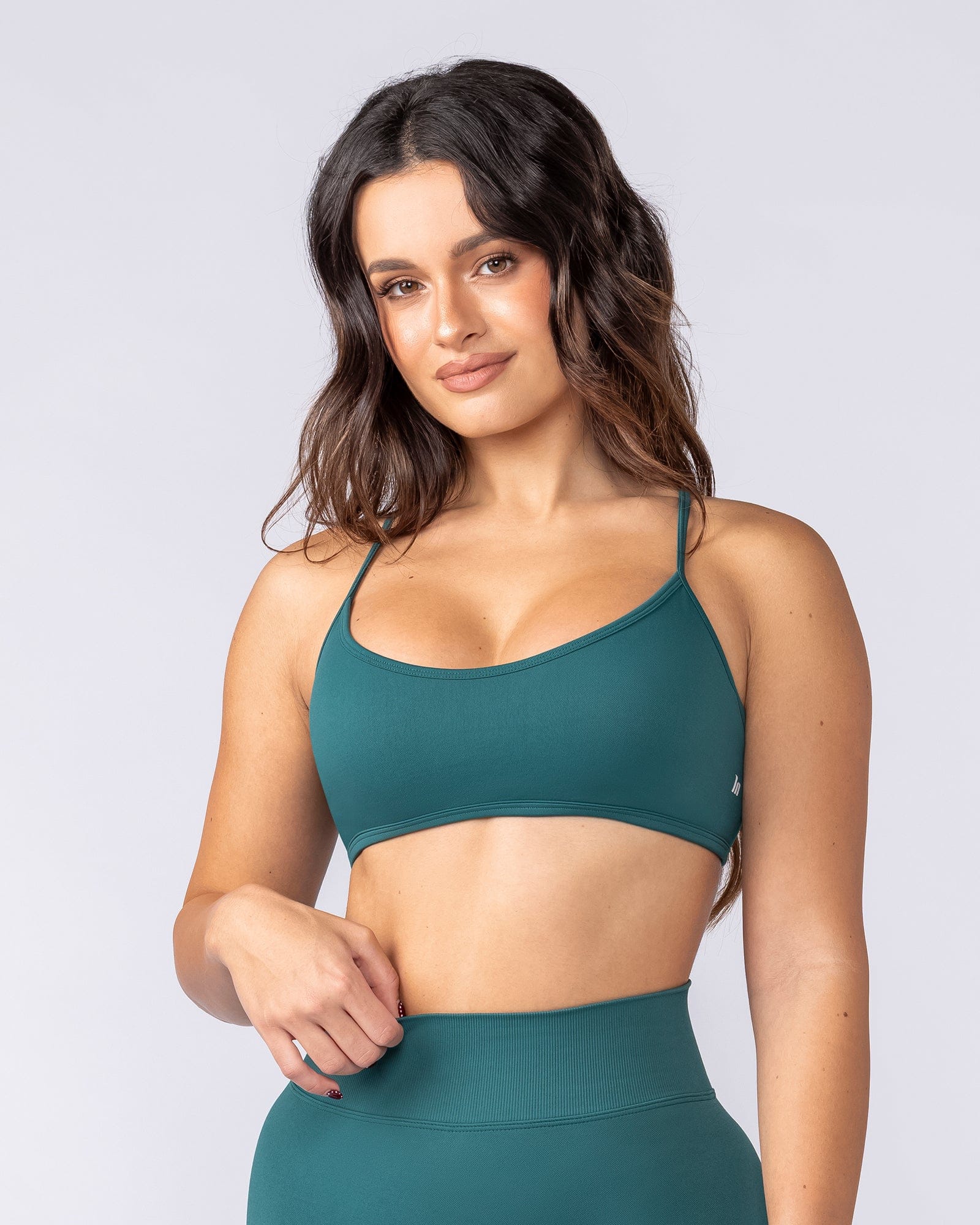 Muscle Nation Bralettes Sculpt Seamless Bralette - Dark Jade