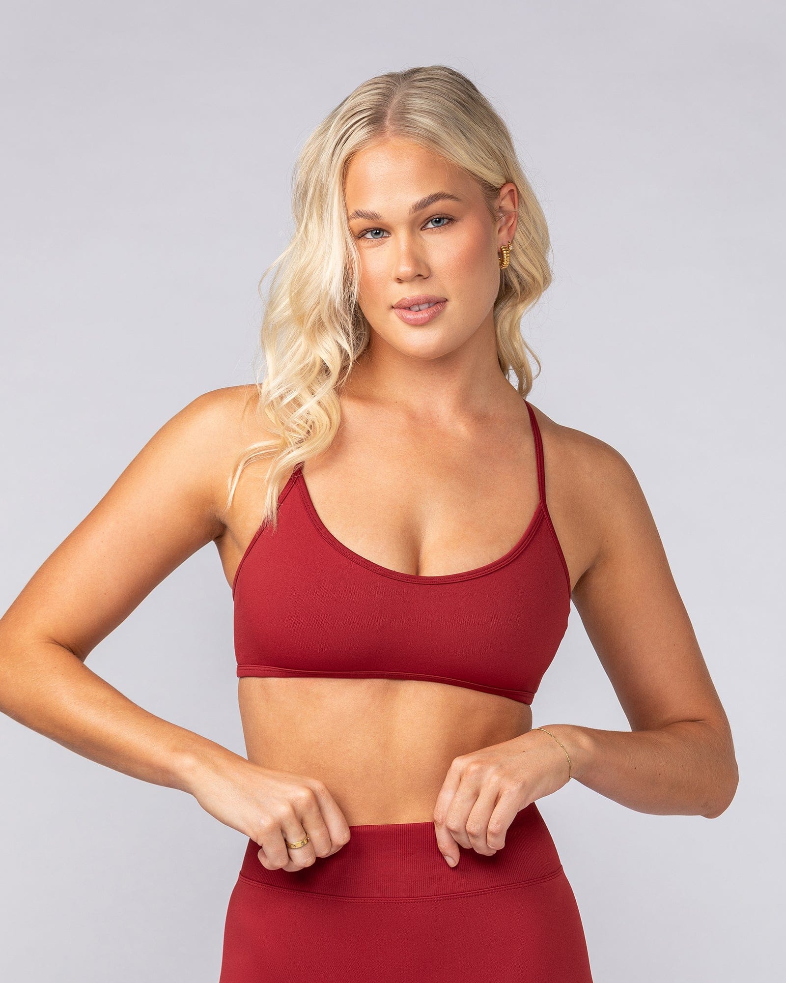 Muscle Nation Bralettes Sculpt Seamless Bralette - Merlot