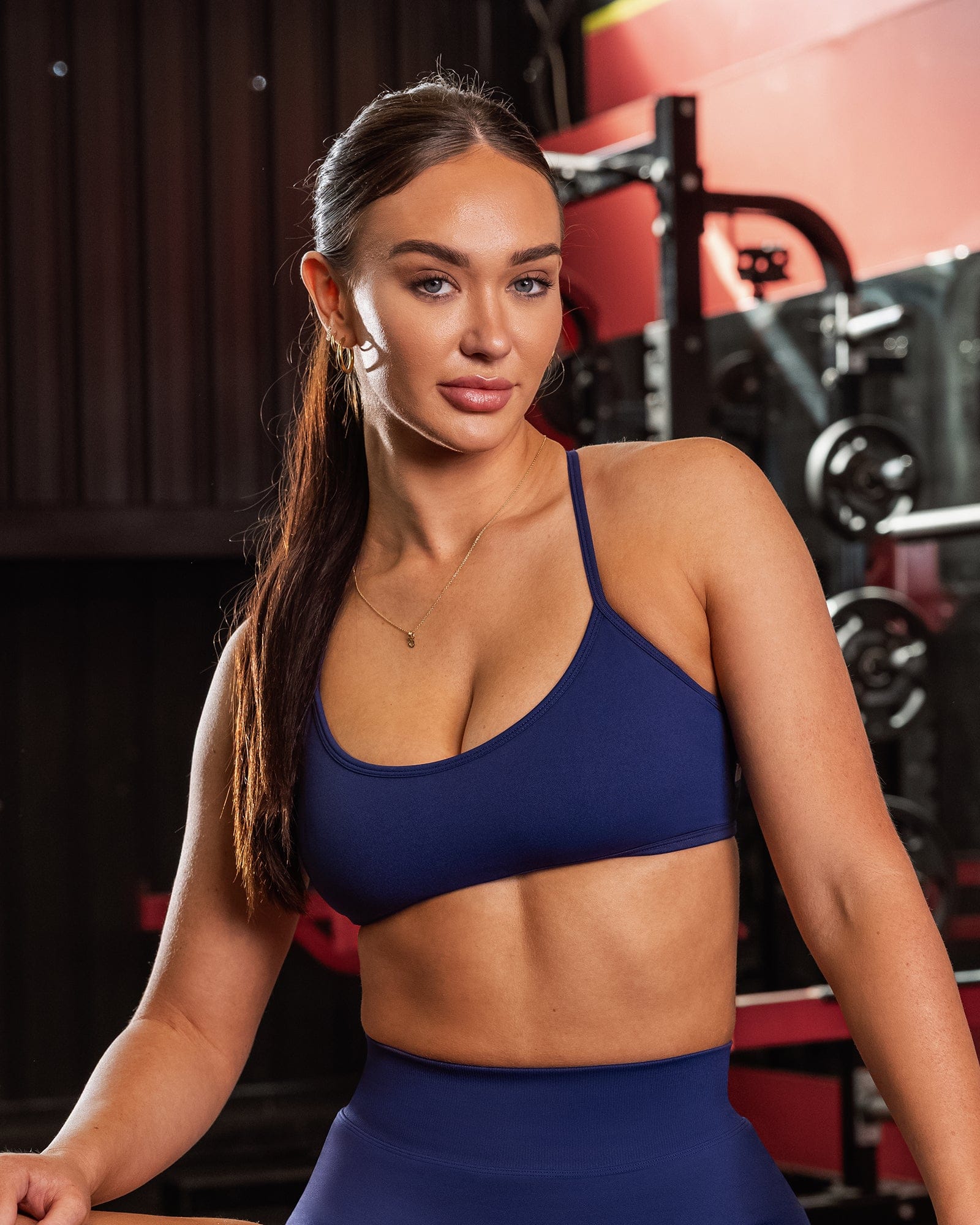 Muscle Nation Bralettes Sculpt Seamless Bralette - Navy