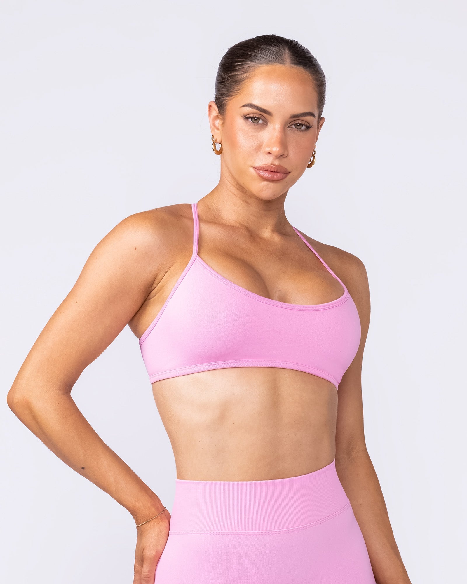 Muscle Nation Bralettes Sculpt Seamless Bralette - Pink Frosting