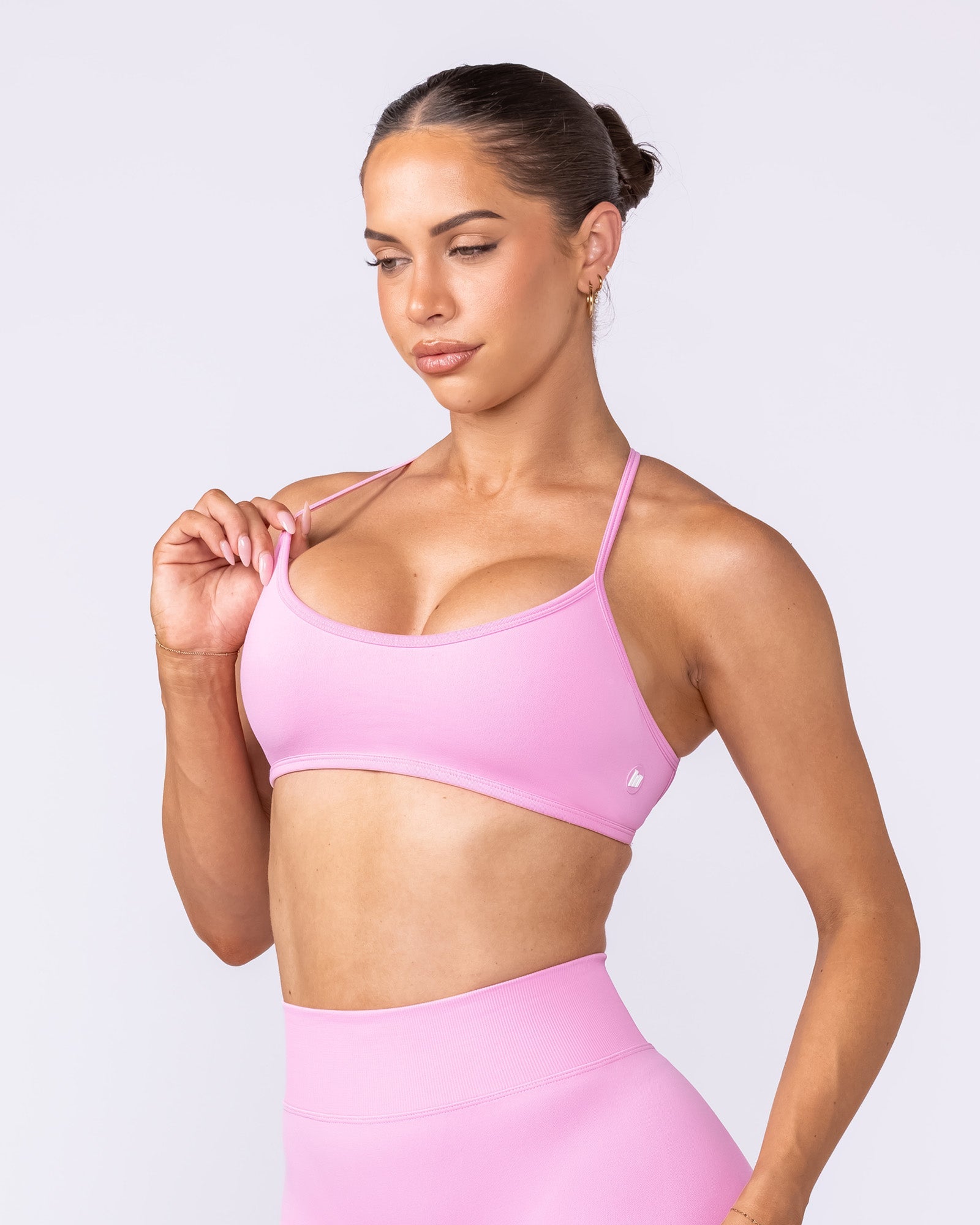 Muscle Nation Bralettes Sculpt Seamless Bralette - Pink Frosting