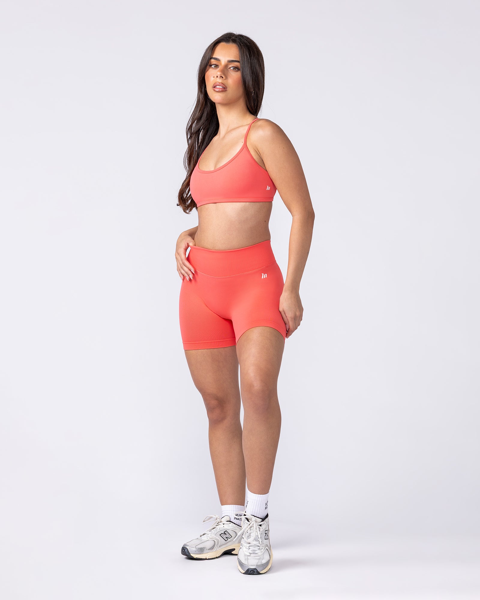 Muscle Nation Bralettes Sculpt Seamless Bralette - Sugar Coral