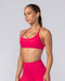 Muscle Nation Bralettes Strike Aura Bralette - Cherry Crimson