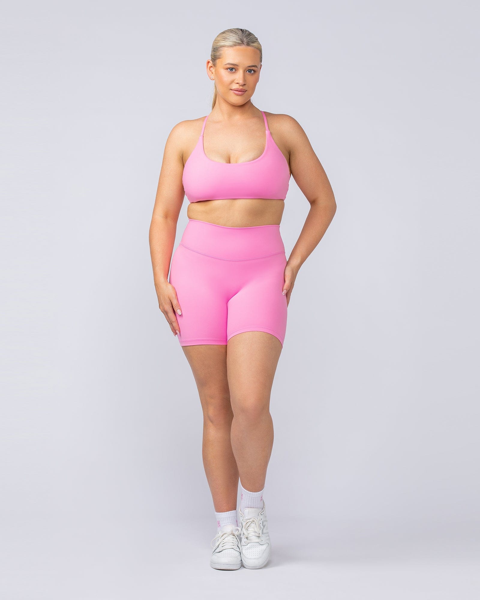 Muscle Nation Bralettes Strike Bralette - Hollywood Pink