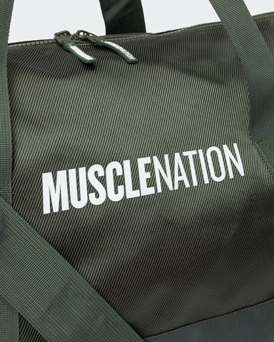 Muscle Nation Gym Bag Default Overnight Bag - Khaki