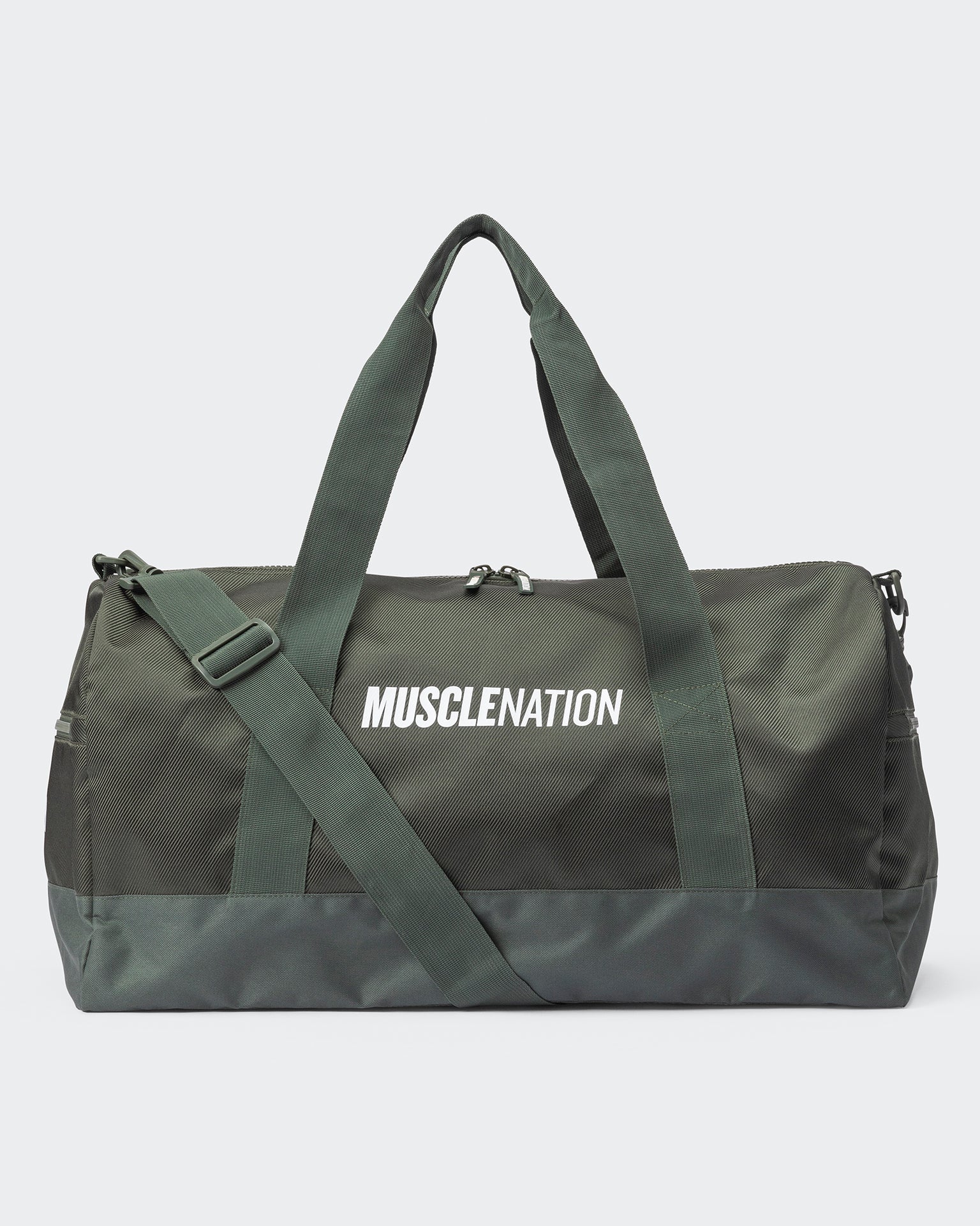 Muscle Nation Gym Bag Default Overnight Bag - Khaki