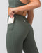 Muscle Nation Gym Leggings Everyday Pocket Ankle Length Leggings - Eucalyptus