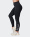Muscle Nation Gym Leggings Replay Signature Ankle Length Leggings - Black