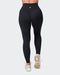 Muscle Nation Gym Leggings Replay Signature Ankle Length Leggings - Black