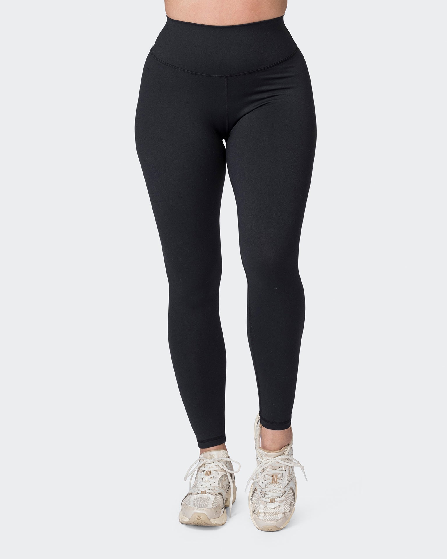 Muscle Nation Gym Leggings Replay Signature Ankle Length Leggings - Black
