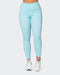 Muscle Nation Gym Leggings Second Skin Ankle Length Leggings - Cosmic Blue