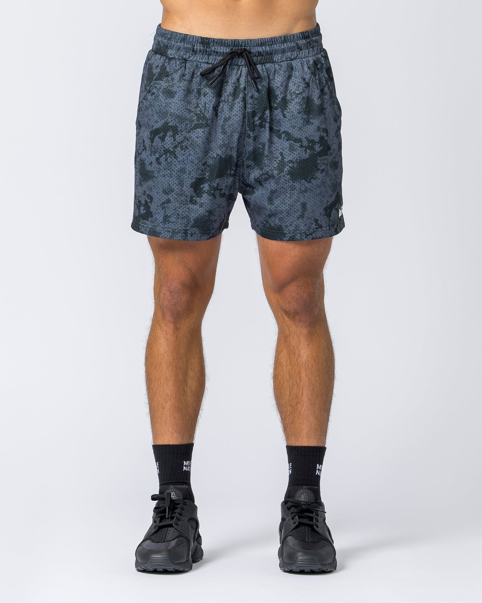 Muscle Nation Gym Shorts Copy of Retro Shorts - Dark Harbour