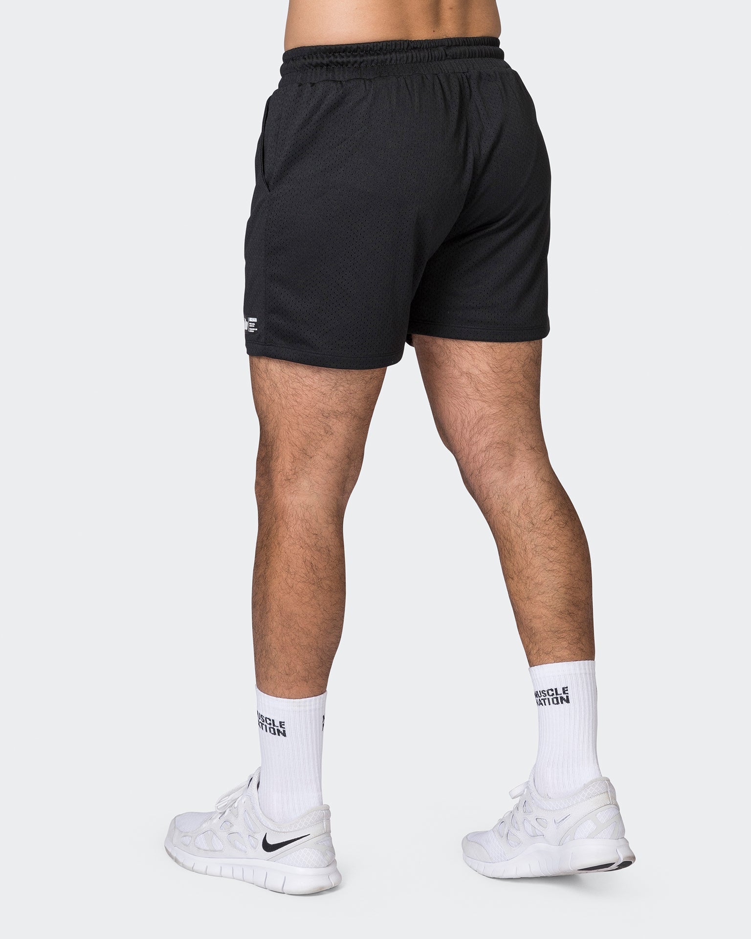Muscle Nation Gym Shorts Lay Up 3.5'' Shorts - Black