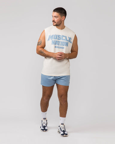 Muscle Nation Gym Shorts Lay Up 3.5'' Shorts - Sky Blue