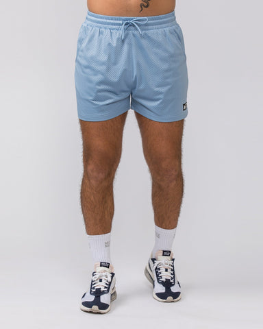 Muscle Nation Gym Shorts Lay Up 3.5'' Shorts - Sky Blue
