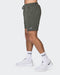 Muscle Nation Gym Shorts Lay Up 5" Shorts - Dark Khaki