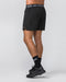 Muscle Nation Gym Shorts Level Up Training 4'' Shorts - Black (Black Logo)
