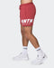 Muscle Nation Gym Shorts MNTN Lay Up 3.5" Shorts - Dusty Red