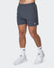 Muscle Nation Gym Shorts New Heights 4'' Shorts - Thunder