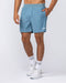 Muscle Nation Gym Shorts On Repeat Training 5" Shorts - Pale Thunder