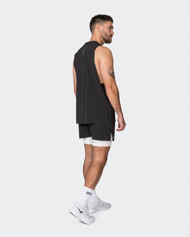 Muscle Nation Gym Shorts Replay 3" Shorts - Black/Travertine