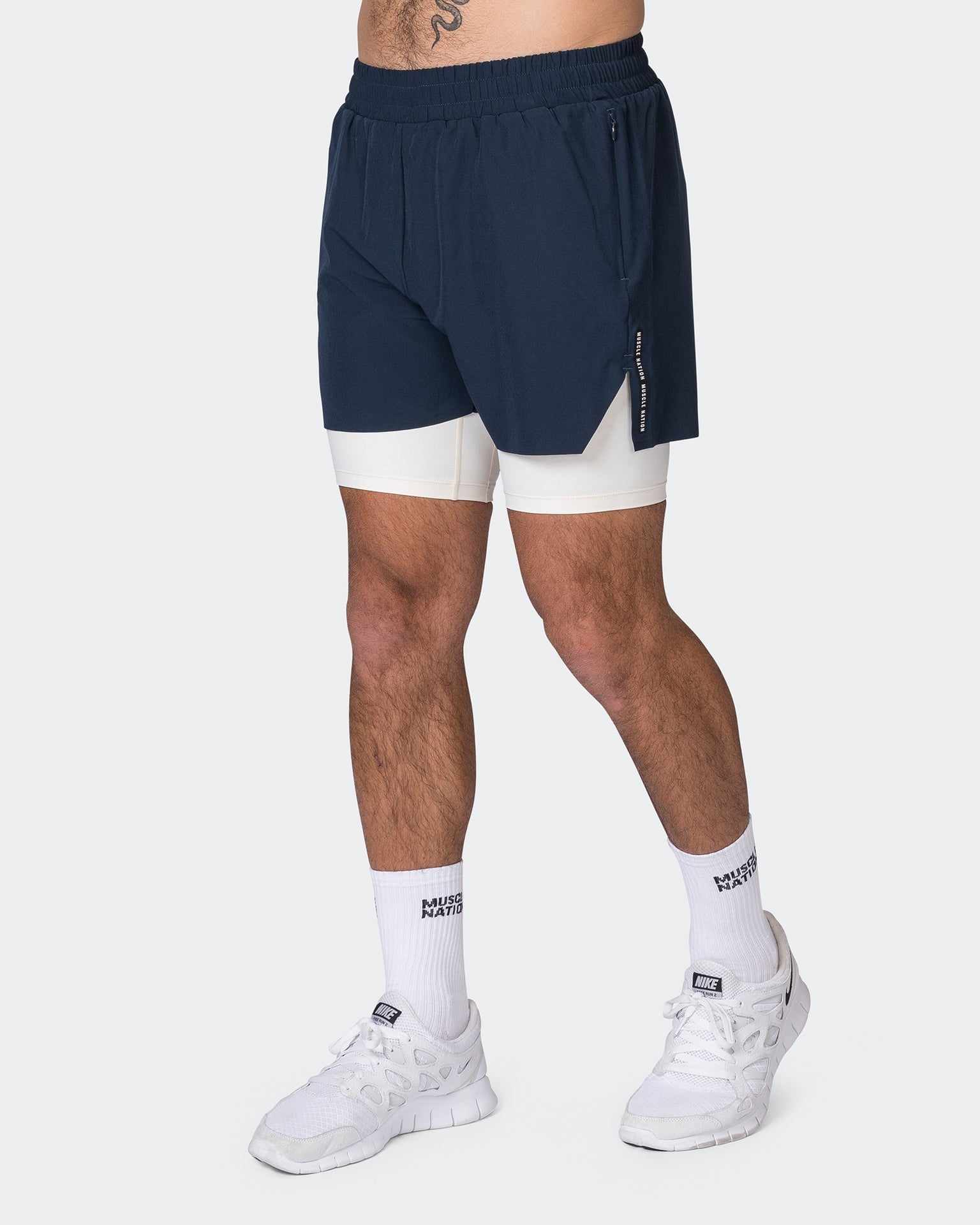 Muscle Nation Gym Shorts Replay 3" Shorts - Odyssey