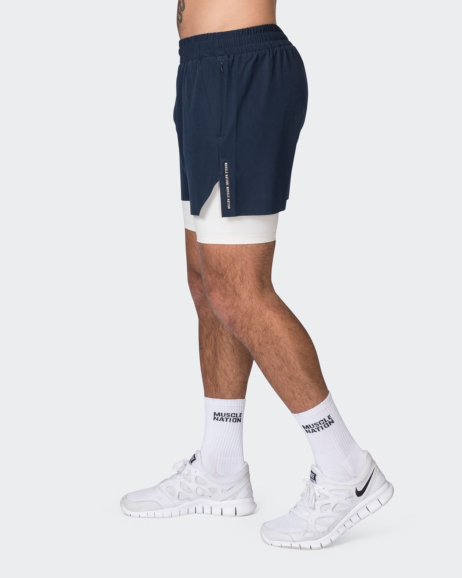 Muscle Nation Gym Shorts Replay 3" Shorts - Odyssey