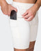 Muscle Nation Gym Shorts Replay Shorts - Travertine