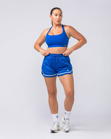 Muscle Nation Gym Shorts Womens 3'' Basketball Shorts - Bondi Blue