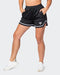Muscle Nation Gym Shorts Womens Grand Slam Basketball Shorts - Black