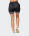 Muscle Nation Gym Shorts Womens Grand Slam Basketball Shorts - Black
