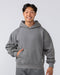 Muscle Nation Hoodies Lee Lem Cropped Hoodie - Washed Platinum Grey