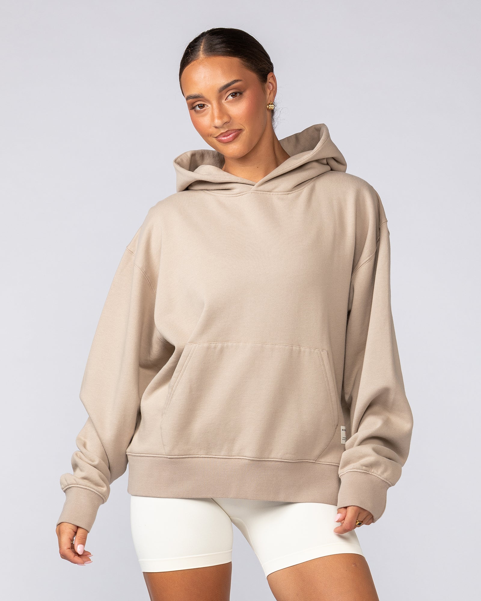 Muscle Nation Hoodies Lee Lem Cropped Hoodie - Washed Tuffet