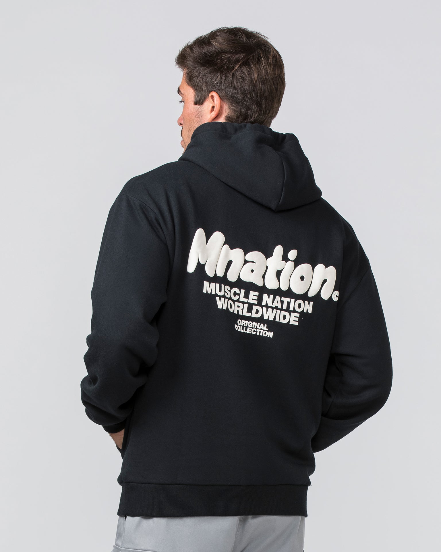 Muscle Nation Hoodies MNation Oversized Hoodie - Black