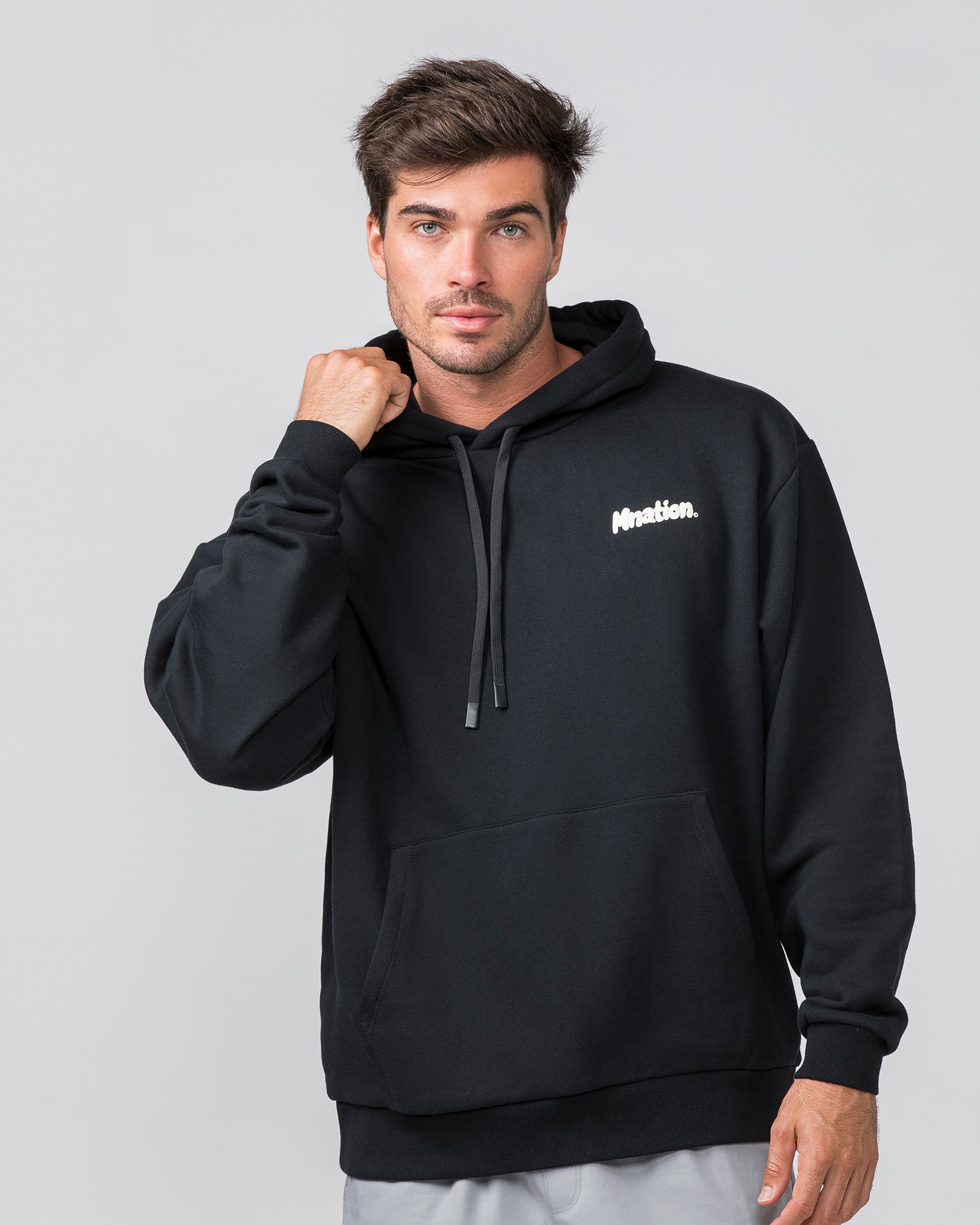 Muscle Nation Hoodies MNation Oversized Hoodie - Black