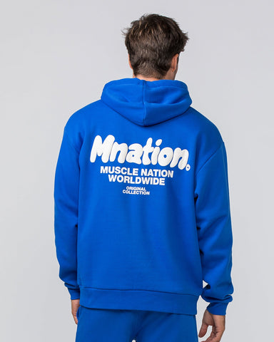 Muscle Nation Hoodies MNation Oversized Hoodie - Bondi Blue