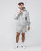 Muscle Nation Hoodies MNation Oversized Hoodie - Grey Marl