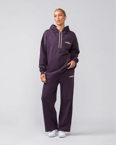 Muscle Nation Hoodies Timeless Oversized Hoodie - Midnight Plum