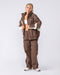 Muscle Nation Jackets Command Windbreaker Zip Through - Brown