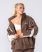 Muscle Nation Jackets Command Windbreaker Zip Through - Brown