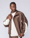 Muscle Nation Jackets Command Windbreaker Zip Through - Brown