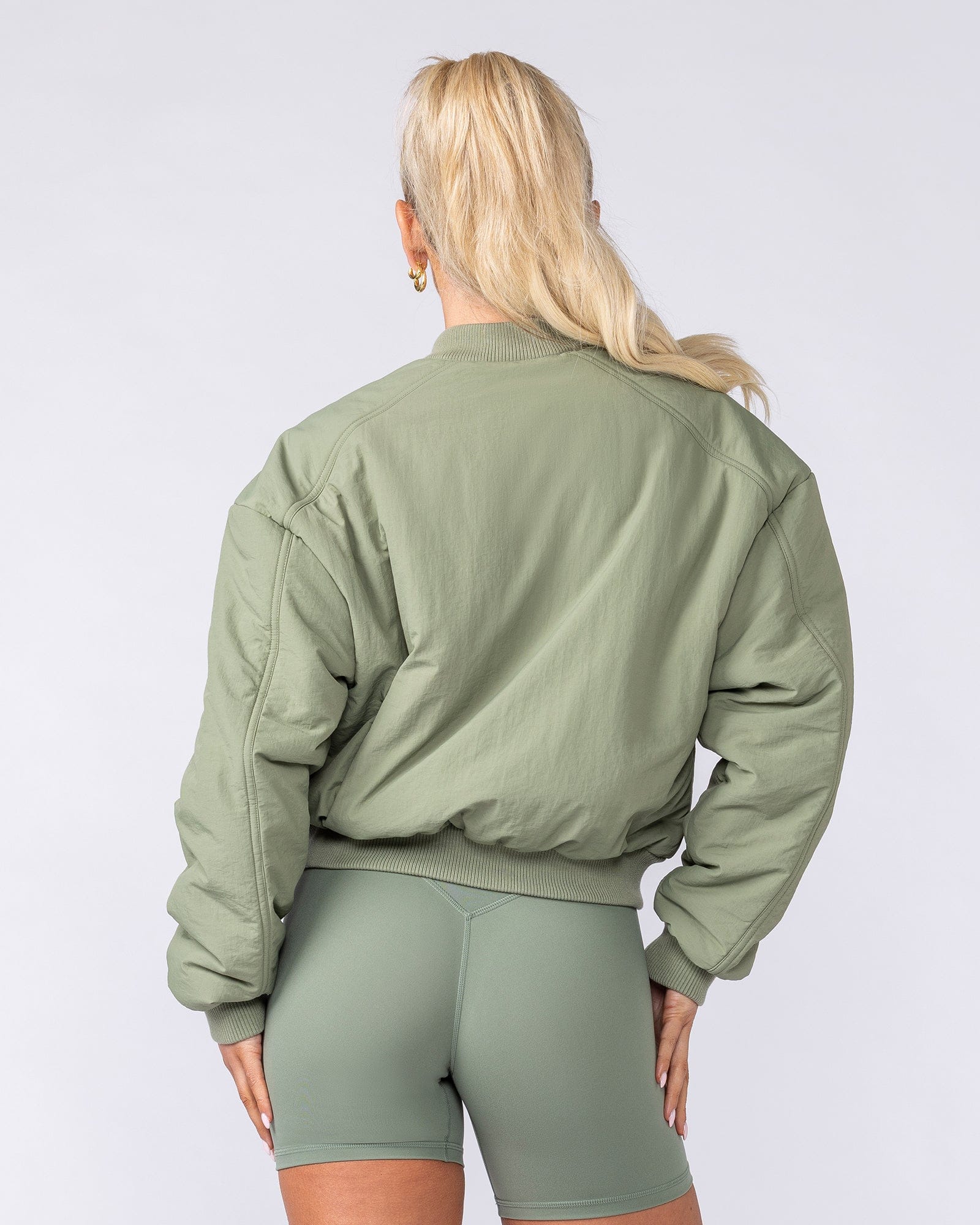 Muscle Nation Jackets Pursuit Bomber Jacket - Muted Khaki