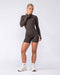 Muscle Nation Jackets Sculpt Seamless Cropped Jacket - Cocoa